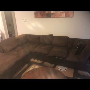 Brown Sectional